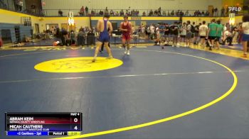 190 lbs Cons. Semi - Abram Keim, Nemaha County Wrestling vs Micah Cauthers, Chase County Wrestling Club