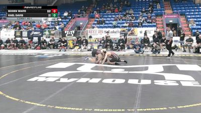 127 lbs Consy Rd I - Boden Waite, Boyertown Area vs Kael Davis, State College Area