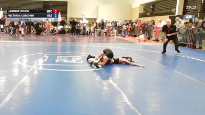 55 kg Rr Rnd 1 - Jasmine Belen, NewWhale Pink - Girls vs Victoria Carchidi, All I See Is Gold Academy - Girls