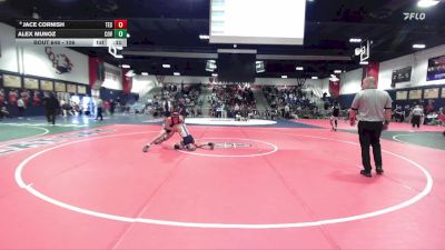 106 lbs 7th Place Match - Jace Cornish, Tesoro vs Alex Munoz, Covina