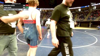110 lbs Round Of 32 - Brayden Spera, Pennridge vs John Dove, Chartiers-Houston
