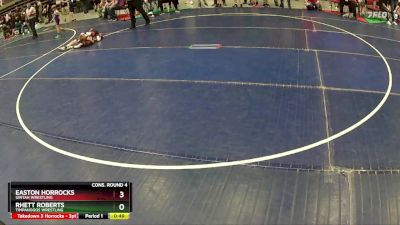 62 lbs Cons. Round 4 - Easton Horrocks, Uintah Wrestling vs Rhett Roberts, Timpanogos Wrestling