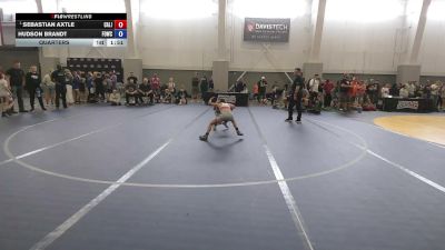 63 lbs Quarters - Sebastian Axtle, California vs Hudson Brandt, Fallon Outlaws Wrestling Club
