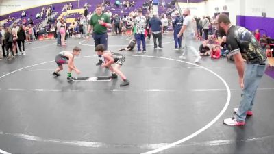 65 lbs Round 5 - Ayden Williams, KC Elite Training Center vs Gaetano Acerra, Mighty Warriors Wrestling Acad