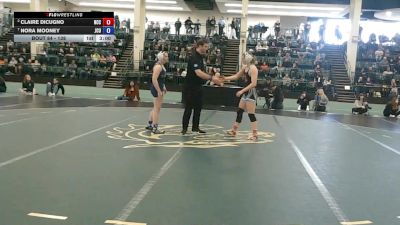 138 lbs Quarterfinal - Nora Mooney, John Carroll vs Claire DiCugno, North Central College