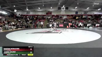 157 lbs 1st Place Match - Aaden Valdez, Adams State vs Easton Worachek, UW-Parkside