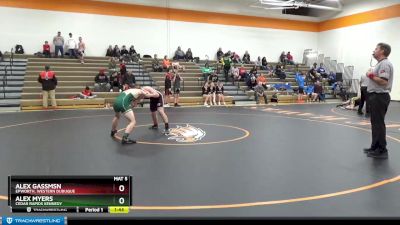 JV Boys-11 lbs Round 5 - Alex Myers, Cedar Rapids Kennedy vs Alex Gassmsn, Epworth, Western Dubuque