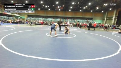 165 lbs Consi Of 16 #2 - Alexandros Kosmitis, St John Bosco vs Maclain Culp, West Linn