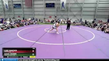 170 lbs Quarters & 1st Wb (16 Team) - Luke Hancock, Kansas Blue vs Gavin Craner, Team Michigan Blue