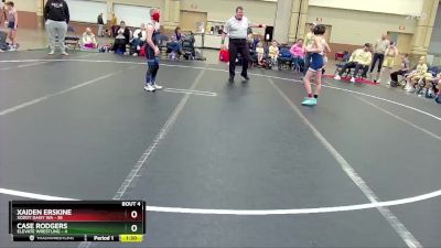 80 lbs Round 1 (8 Team) - Xaiden Erskine, Soddy Daisy WA vs Case Rodgers, Elevate Wrestling