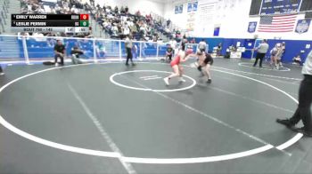 145 lbs 3rd Place Match - Leslie Fermin, Bell Gardens vs Emily Warren, Redondo Union