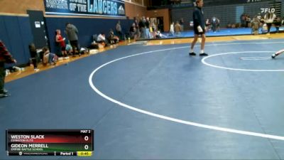 50-54 lbs Round 3 - Gideon Merrell, Empire Battle School vs Weston Slack, Evanston Elite