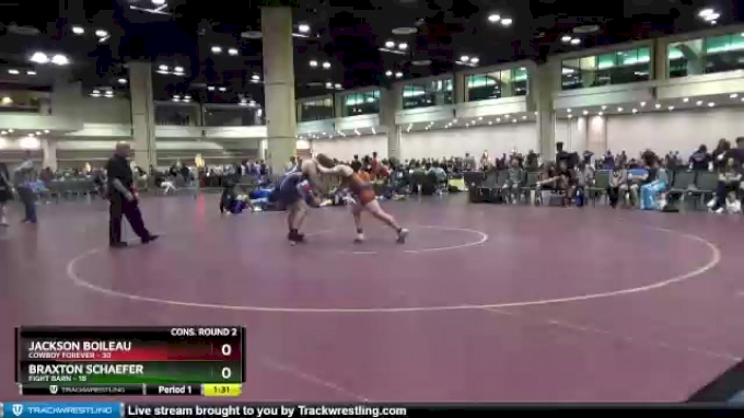 182 lbs Semis & Wb (16 Team) - Braxton Schaefer, Fight Barn vs Jackson ...