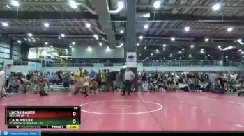 80 lbs Round 5 (8 Team) - Lucas Bauer, RED LION WC vs Cade Riddle, SCORPIONS FLORIDA WC