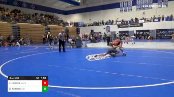 126 lbs Round Of 16 - James Latona, Warrior Wrestling vs Bryce Kresho, Liberty Wrestling Club