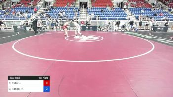 126 lbs Cons 32 #1 - Ryan Rider, Iowa vs Gavin Rangel, Oregon