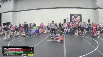 80 lbs Quarterfinal - William Wentworth, Hard Rock vs Magnus Campoalegre, Cane Bay Cobras