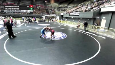 170 lbs 3rd Place Match - Samantha Garcia, James Logan High School Wrestling vs Colette Martinez