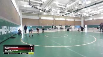 115 lbs Cons. Round 3 - Alexis Enriquez, Santa Fe vs Ryleigh Schemp, Murrieta Mesa