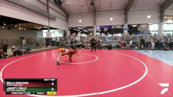 127 lbs Cons. Round 3 - Liberty Crilly, Bar None Wrestling vs Bella Kiskaden, Dumas Wrestling