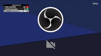 4A 113 lbs Champ. Round 1 - Hunter Solomon, Marsh Valley vs Isael Martinez, Payette