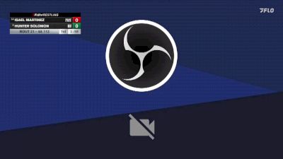 4A 113 lbs Champ. Round 1 - Hunter Solomon, Marsh Valley vs Isael Martinez, Payette