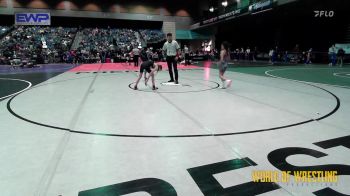 73 lbs Quarterfinal - Stellarose Munoz, California Grapplers vs Lilyana Erekson, McCall Wrestling Club