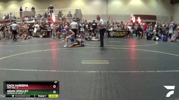 117 lbs Round 1 (6 Team) - Aidan Smalley, Legends Of Gold vs Zach Aardema, Ares Red