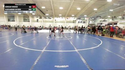 169 lbs Consi Of 8 #1 - Jordan Wedge, Red Roots WC vs Alexander Myers, Westerly