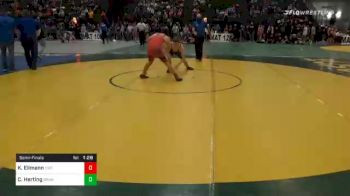 157 lbs Semifinal - Kaeden Ellmann, Chaparral Wrestling Club vs Charlie Herting, Grandview