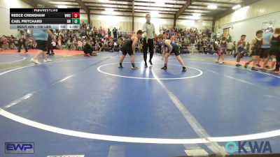 105 lbs Rr Rnd 3 - Reece Crenshaw, Woodland Wrestling Club vs Cael Pritchard, Bristow Wrestling