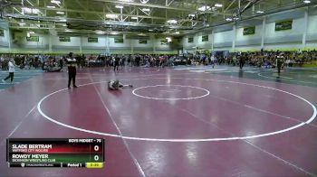 75 lbs Cons. Round 2 - Slade Bertram, Watford City Wolves vs Rowdy Meyer, Dickinson Wrestling Club