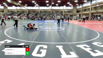 138 lbs Final - George Binikos, Tenafly vs RJ Weiss, River Dell