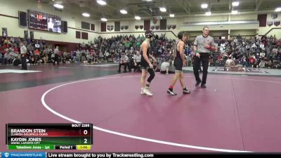 106 lbs 9th Place Match - Brandon Stein, Clarion-Goldfield-Dows vs Kaydin Jones, Union, LaPorte City