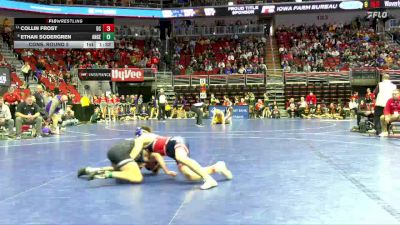 3A-138 lbs Cons. Round 5 - Ethan Sodergren, Ankeny Centennial vs Collin Frost, Davenport Central