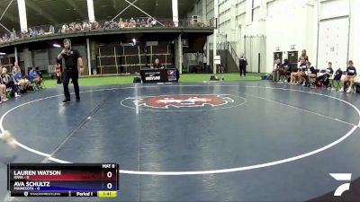 100 lbs Round 3 (8 Team) - Lauren Watson, Iowa vs Ava Schultz, Minnesota