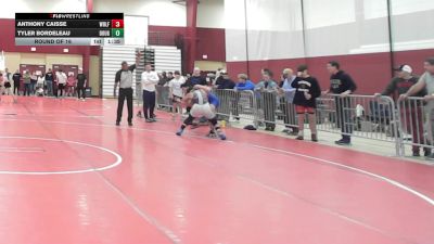 157 lbs Round Of 16 - Anthony Caisse, Wolfgang vs Tyler Bordeleau, Doughboy Wrestling Club