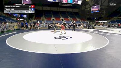 126 lbs Cons. Semis - Parker Wickam, CO vs Paul Ruiz, CA