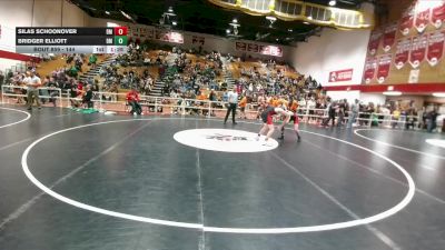 144 lbs Cons. Semi - Silas Schoonover, Dean Morgan vs Bridger Elliott, Dean Morgan