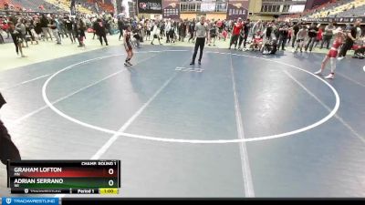 82 lbs Champ. Round 1 - Adrian Serrano, WI vs Graham Lofton, MN