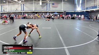 68 lbs Finals (2 Team) - Isaac Jayson, Brawler Elite vs Leo Forbes, Buxton