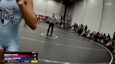 107 lbs Semis (4 Team) - Echo Robertson, POWA vs Riley Karwowski, Lady Assassins