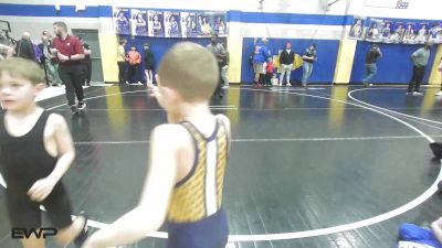 43 lbs Rr Rnd 2 - Elijah Clark, Owasso Takedown Club vs Finlee Bowman, Team Tulsa Wrestling Club