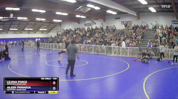 100 lbs 1st Place Match - Liliana Ponce, HotShots Wrestling vs Aileen Paniagua, HotShots Wrestling