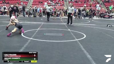 80 lbs Cons. Round 3 - Brooks Doherty, SlyFox vs Colt Frazier, Greater Heights Wrestling
