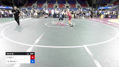 113 lbs Rnd Of 32 - Elijah Ogle, IN vs Konner Blaney, OH