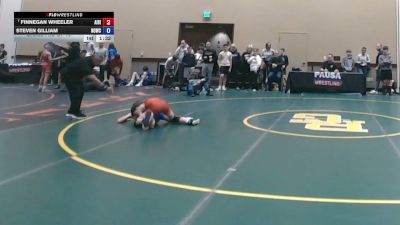 84 lbs Champ. Rd Of 16 - Finnegan Wheeler, All I See Is Gold Academy vs Steven Gilliam, NOVA WC