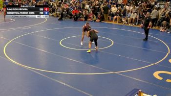 126 lbs Cons. Round 3 - Bayleigh Krempa, Eden vs Shaneyska Torres Soto, Fredonia