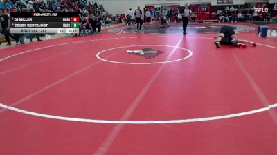 285 lbs Quarterfinal - Colby Kesteloot, Fulda-Murray Cty Central vs DJ Miller, Martin County Red Bulls