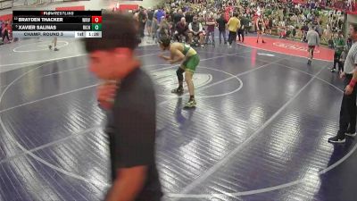144 lbs Champ. Round 3 - Xavier Salinas, Richland vs Brayden Thacker, White River